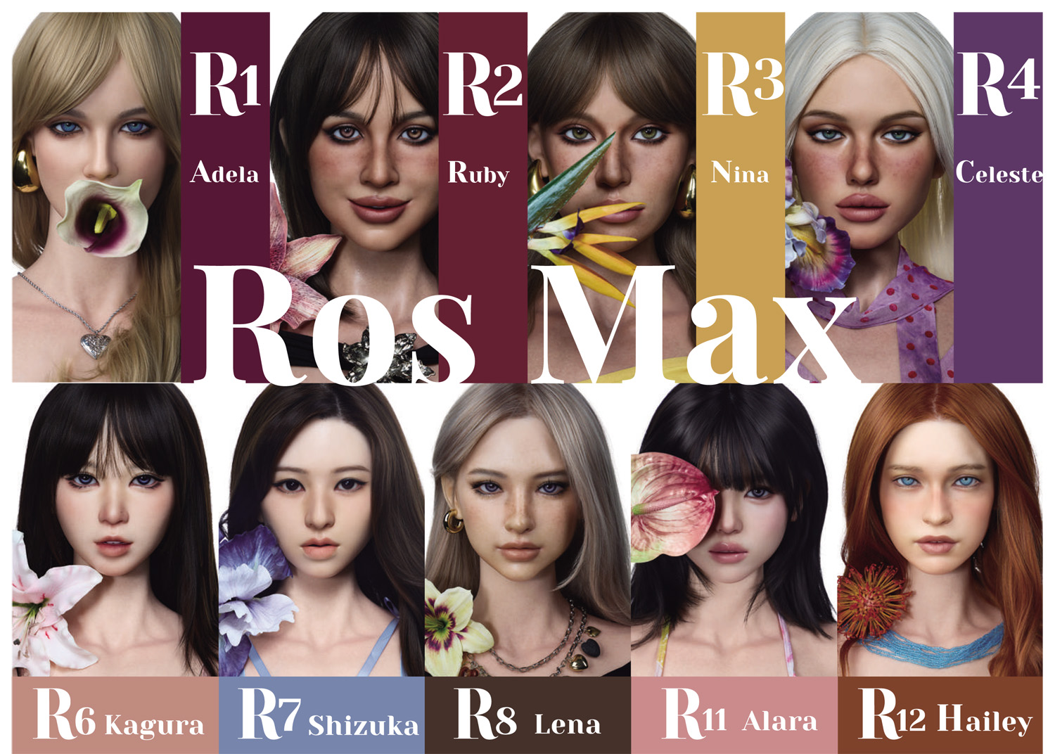 Real Lady brand brochure poster